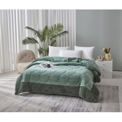 Κουβερτοπάπλωμα Μονό 160x220 Agnes - Green 04
