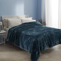 Κουβέρτα Velour Μονή 160x220 - Ραφ