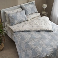 Σετ Σεντόνια Υπέρδιπλα 240x260 - Δαντέλα Γαλάζιο
