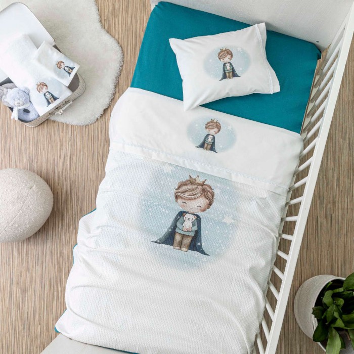 Σεντόνια Κούνιας Σετ Little King