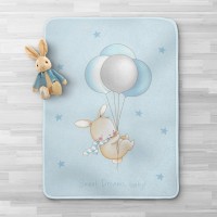 Κουβέρτα Κούνιας Sweet Dreams Σιέλ