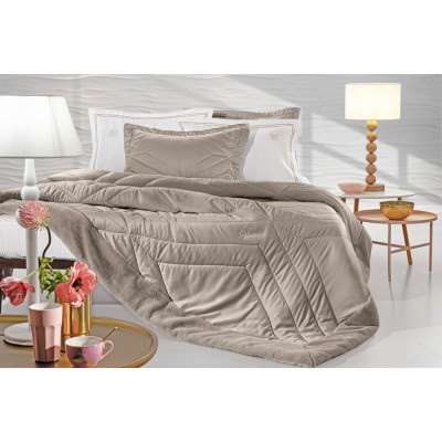Σετ Πάπλωμα King 260x240 Columbia Taupe