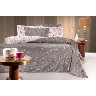 Σετ Παπλωματοθήκη Μονή 165x225 - Victoria Dusty Pink