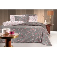 Σετ Σεντόνια Μονά 180x265 - Victoria Dusty Pink