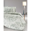 Σετ Παπλωματοθήκη Μονή 165x225 - Christy Aqua Grey