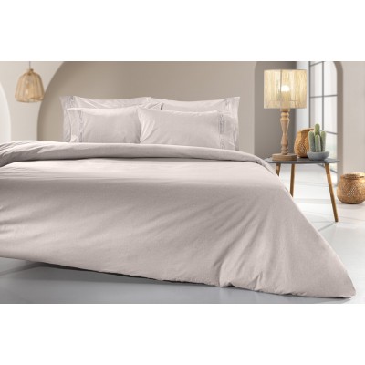 Σεντόνι Υπέρδιπλο Color Plus 160x200+32 - Perla