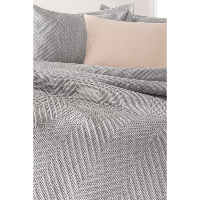 Κουβερλί King Size (Σετ 250x240) Hamptons Grey