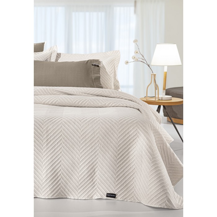 Κουβερλί King Size (Σετ 250x240) Hamptons Natural