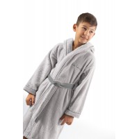 Μπουρνούζι Παιδικό Kiddies (6-8) - Silver