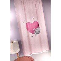 Παιδική Κουρτίνα Με Τρέσα 145?270  Paw Pinky