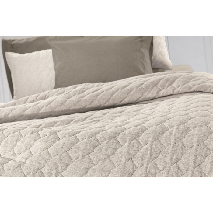 Κουβερλί King Size (Σετ 250x240) Kiara Natural