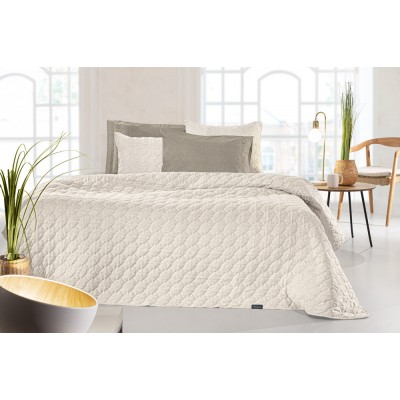 Κουβερλί King Size (Σετ 250x240) Kiara Natural