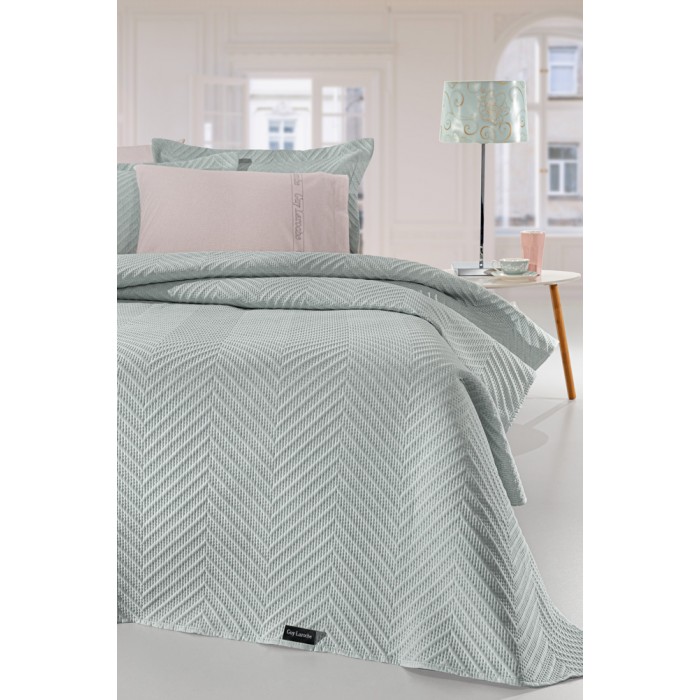 Κουβερλί Υπέρδιπλο Size (Σετ 220x240) Hamptons Mint