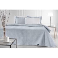 Κουβερλί Υπέρδιπλο (Σετ 220x240) Hamptons Blue