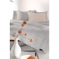 Κουβερλί Υπέρδιπλο (Σετ 220x240) Hamptons Grey