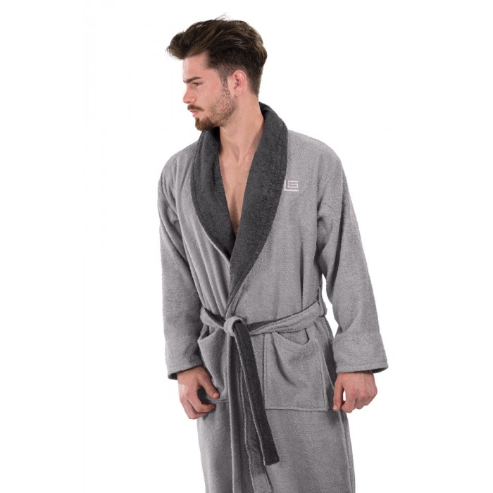 Μπουρνούζι Duo Black Medium