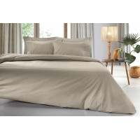 Σεντόνι Color Plus Taupe 120x200+32 Με Λάστιxο