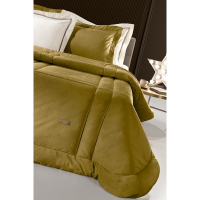Πάπλωμα 180x220 Crystal Velvet - Golden