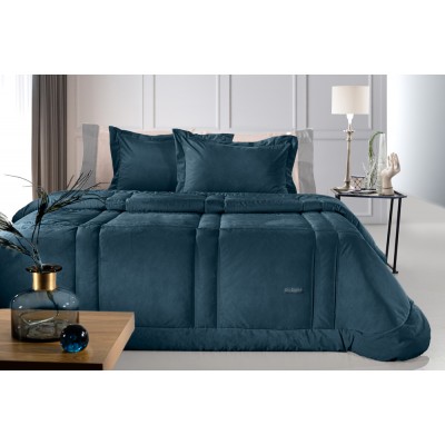 Πάπλωμα Υπέρδιπλο 220x240 Crystal Velvet - Saphire