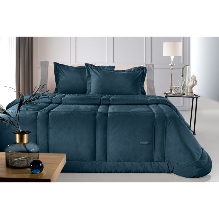 Πάπλωμα Υπέρδιπλο 220x240 Crystal Velvet - Saphire