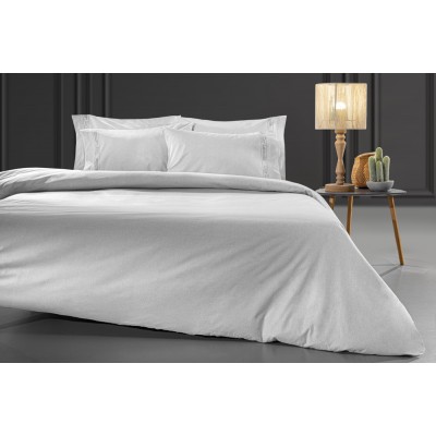 Σεντόνι Υπέρδιπλο Color Plus 240x270 - Silver