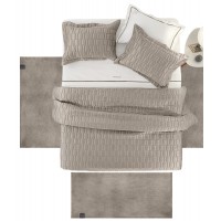 Σετ Χαλιών 3 Τεμαχίων Alpaca - Taupe