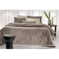 Κουβέρτα Γούνινη King Size 260x240 Elixir - Taupe