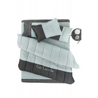 Πάπλωμα Υπέρδιπλο 220x240 Kent Aqua Grey