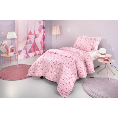 Σετ Σεντόνια Παιδικά Με Λάστιχο (100x200+28) Two 2 Twenty - Fuchsia