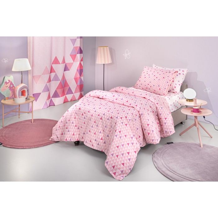 Σετ Σεντόνια Παιδικά Με Λάστιχο (100x200+28) Two 2 Twenty - Fuchsia