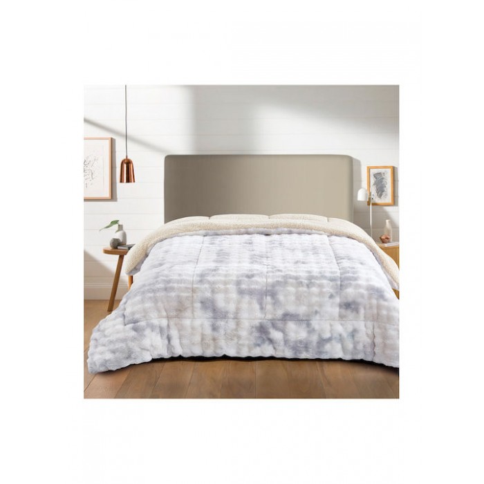 Κουβερτοπάπλωμα Υπέρδιπλο 220x240 Rabbit Fur - Ivory