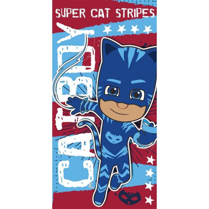 Πετσέτα Θαλάσσης Βαμβακερή Βελούδινη Pj Masks - 28