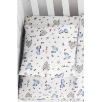 Μαξιλαροθήκη Bebe 35x45 - Elephant 174 Blue