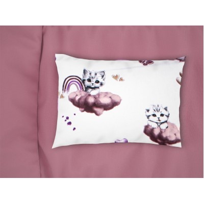 Μαξιλαροθήκη Bebe 35x45 - Kitten Mauve