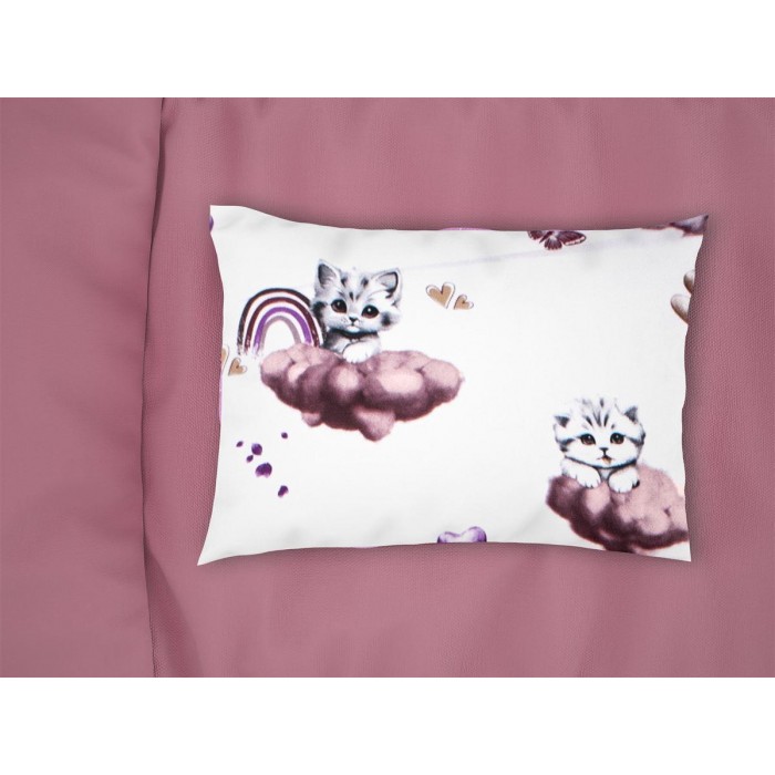 Μαξιλαροθήκη Bebe 35x45 - Kitten Mauve