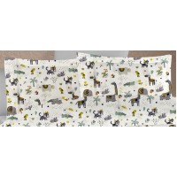 Μαξιλαροθήκη Bebe 35x45 - Zoo 557 White - Grey