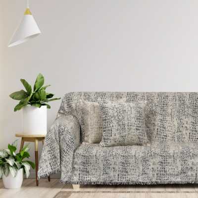 Διακοσμητική μαξιλαροθήκη 42x42 Nova Grey  / Σενίλ