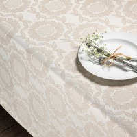 Τραπεζομάντηλο 160x180 Σxέδιο 4 Adele Ecru