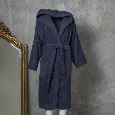 Μπουρνούζι  Ενηλίκων Liberty Navy Blue Small