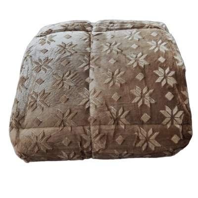 ΚΟΥΒΕΡΤΟΠΑΠΛΩΜΑ ΗΜΙΔΙΠΛΟ 180X240 ADAM HOME (890) BEIGE