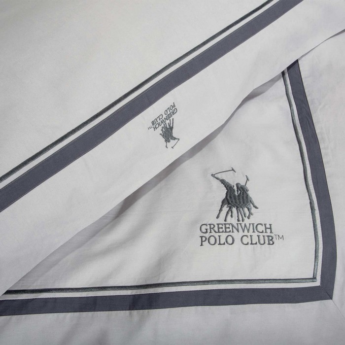 GREENWICH POLO CLUB ΠΑΠΛΩΜΑΤΟΘΗΚΗ ΣΕΤ ΥΠΕΡΔΙΠΛH 2175 GREY