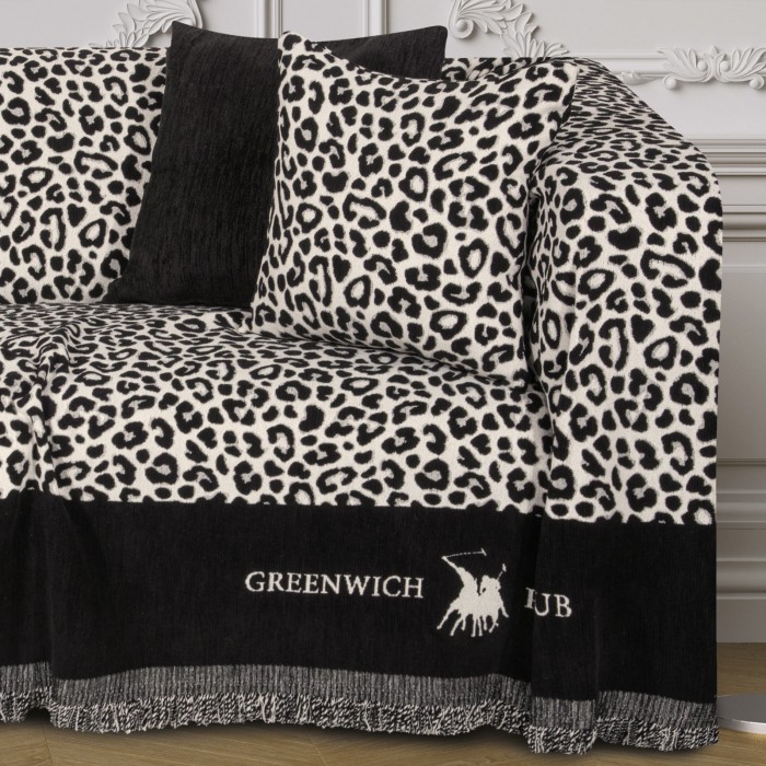 GREENWICH POLO CLUB ΡΙΧΤΑΡΙ 180Χ300 ESSENTIAL 3934 BLACK, OCHRE
