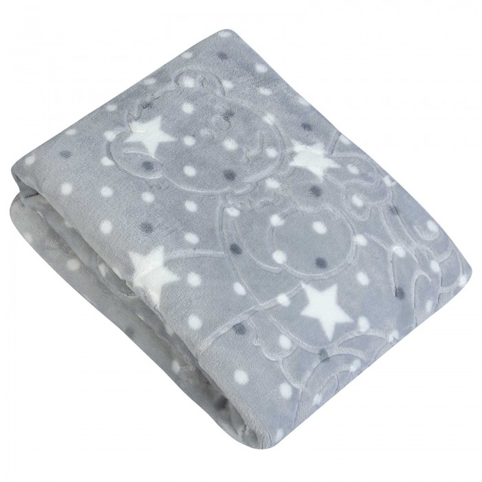 GREENWICH POLO CLUB ΚΟΥΒΕΡΤΑ VELOUR 80X110 ΒΑΒΥ 8832 GREY