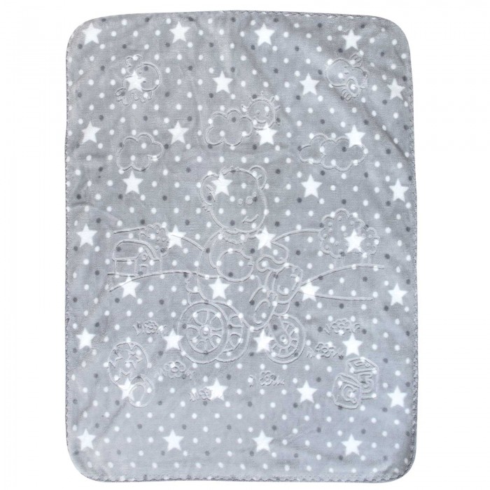 GREENWICH POLO CLUB ΚΟΥΒΕΡΤΑ VELOUR 80X110 ΒΑΒΥ 8832 GREY