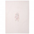 GREENWICH POLO CLUB ΚΟΥΒΕΡΤΑ ΠΙΚΕ 75X100 ΒΑΒΥ ESSENTIAL 8857 PINK, WHITE
