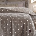 GREENWICH POLO CLUB ΚΟΥΒΕΡΤΑ VELOUR ΜΟΝΗ ESSENTIAL 3437 TAUPE