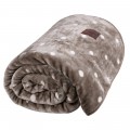 GREENWICH POLO CLUB ΚΟΥΒΕΡΤΑ VELOUR ΜΟΝΗ ESSENTIAL 3437 TAUPE