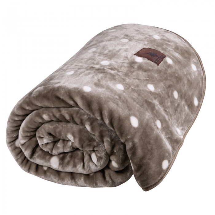 GREENWICH POLO CLUB ΚΟΥΒΕΡΤΑ VELOUR ΜΟΝΗ ESSENTIAL 3437 TAUPE