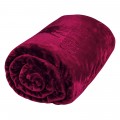 GREENWICH POLO CLUB ΚΟΥΒΕΡΤΑ VELOUR ΜΟΝΗ ESSENTIAL 3438 ΜΠΟΡΝΤΩ