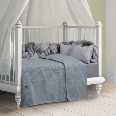 GREENWICH POLO CLUB ΚΟΥΒΕΡΤΑ ΠΙΚΕ 80X110 ΒΑΒΥ 3403 GREY